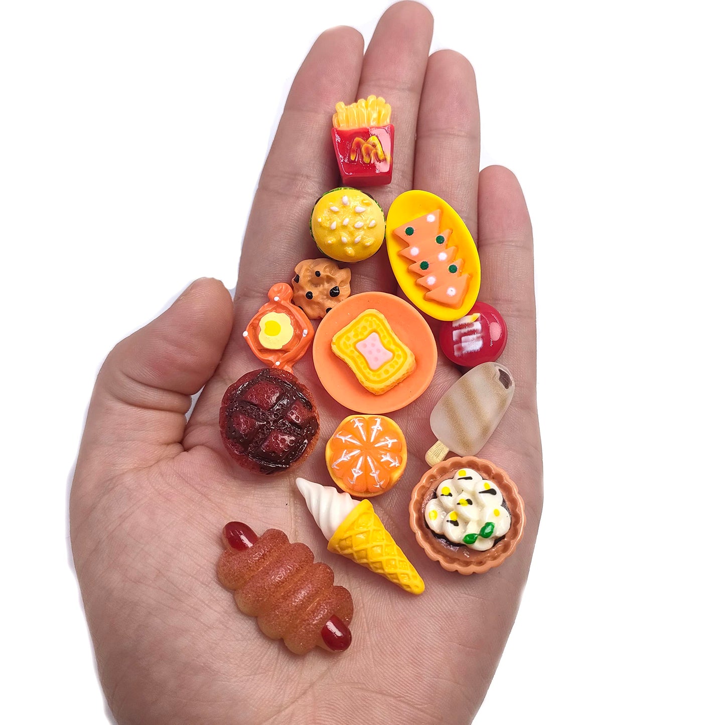 100pcs Miniature Food Drinks Bottle Toys Dollhouse Mixed Resin Accessories for Adults Kids Kitchen Accessories for Pretend Play