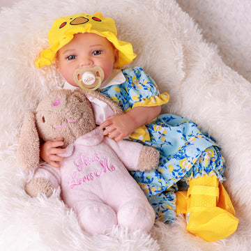 Babeside Lifelike Reborn Baby Dolls - Leen 20 Inch Soft Body Realistic-Newborn Smile Baby Boy Doll Poseable Real Life Baby Dolls