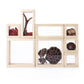 Guidecraft Treasure Blocks - Clear: Smooth Wooden Observation Stacking Blocks with Transparent Windows, Educational Toy for Kids