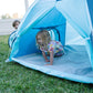 Pacific Play Tents 20431 Hide Me Cool Blue Tent + Tunnel Combo 58'' X 58'' X 46''