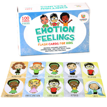 Emotion Cards For Kids (100 Cards) Feelings Emotions Cards For Autism, Aba Therapy, Social Emotional Learning And Development -