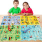 Yooyid Puzzle Racer Kids Car Track Set, Kids Toys Boys 3-5, Toys For 2 3 4 5 6 Year Old Boys, Toys For Ages 2-4, Montessori Toys