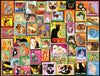 Buffalo Games 750 Piece Jigsaw Puzzle - Cats on Stamps - Large Multicolor - Paper - Model 17319 - Perfect for Game Nights