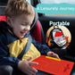 RAINBOW TOYFROG Magnetic Drawing Board - Sensory Activity for Kids 4-8, Red, ABS Material, Perfect Travel Toy