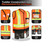 Liberry Kids Tool Set - Construction Worker Costume, Small, Orange, Plastic, Model CP00236, Dress Up Toys for Boys & Girls 3-5 Years
