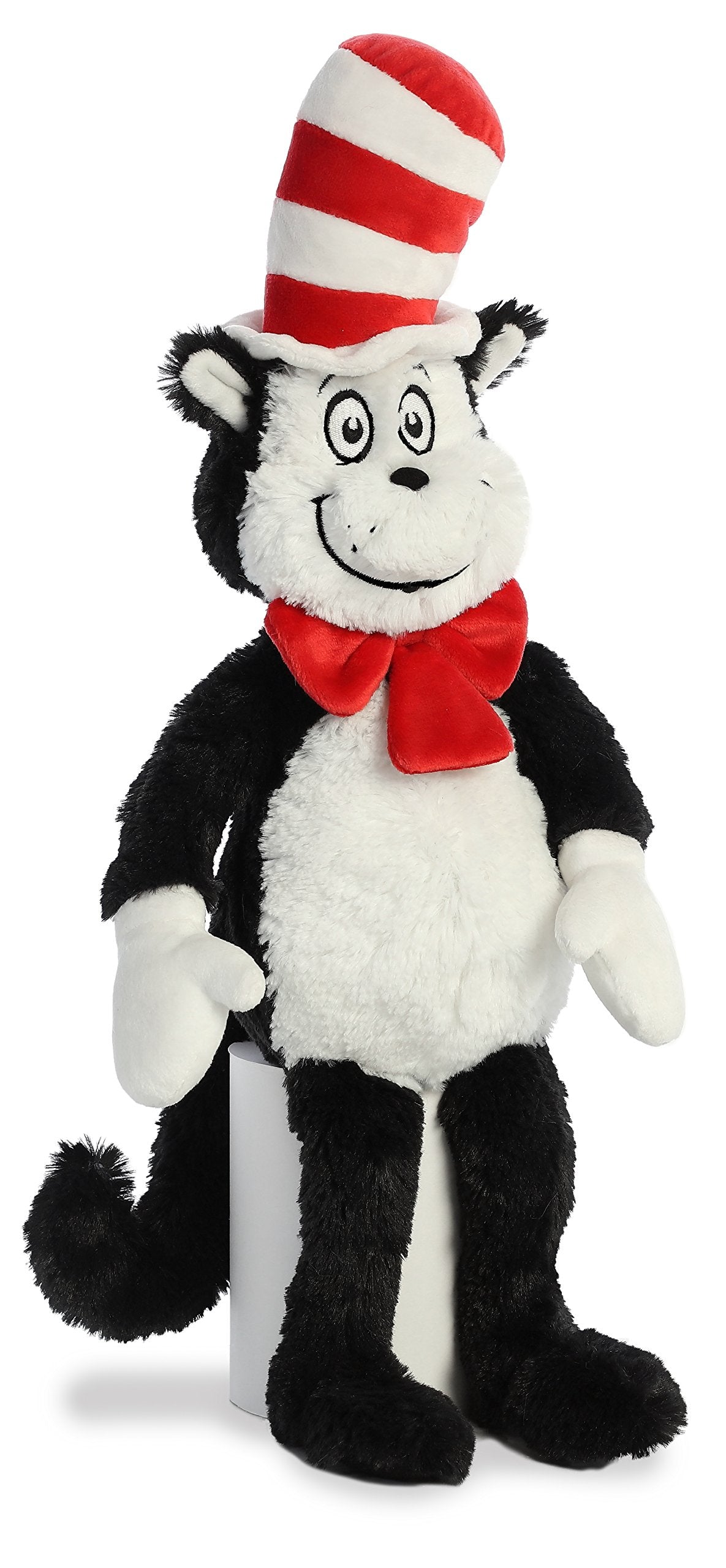 Aurora Whimsical Dr. Seuss Cat in The Hat Stuffed Animal - Magical Storytelling - Officially Licensed - Multicolor 18 Inches