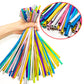 ASIYUHY Metallic 260 Long Balloons - 100 Pack Assorted Rubber Twisting Balloons for DIY Animal Models, Weddings, and Parties
