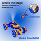 Gesture Sensing RC Stunt Car, Remote Control Car, Rotating Rechargeable Transform Car Toys, with Lights Music Spray, 360 4WD Rem