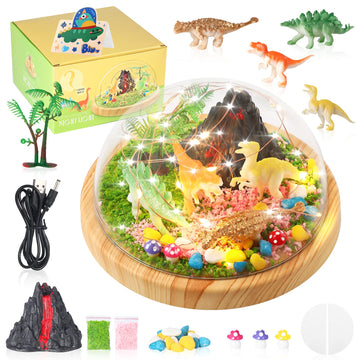 Laclun Make Your Own Dinosaur Night Light(Usb Upgrade Version), Diy Light Kit, Arts And Crafts For Kids, Best Birthday Christmas