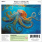 Lucky Puzzles Octopus in a Swirling Sea | 500 Piece Jigsaw Puzzle for Adults | Best New Marine Artwork Puzzle | Unique Brain Tea