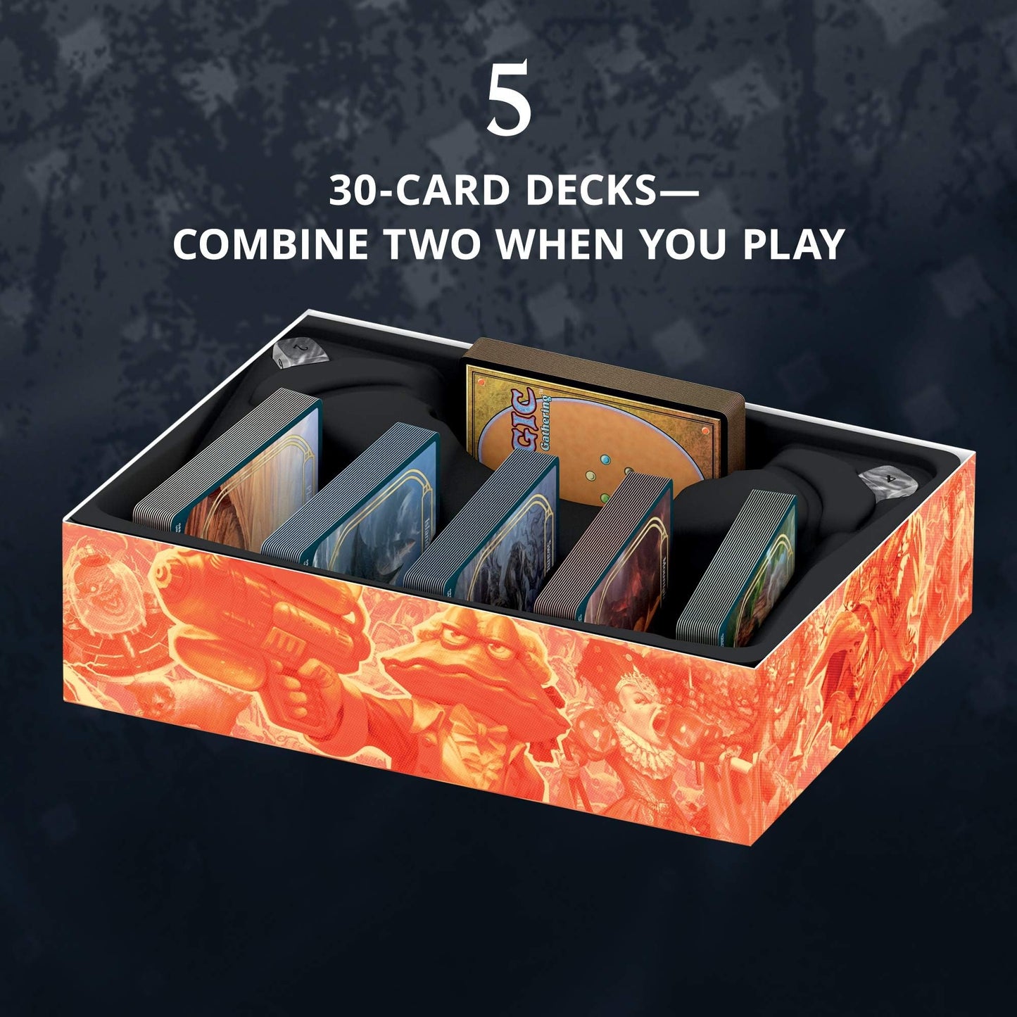 Magic: The Gathering Unsanctioned Card Game for 2 Players | 160 Cards | Black