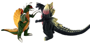 Twcare Set Of 2 Spacegodzilla Disosaur Dragon Gigan Space Toys, Kaiju Universe Action Figures King Of The Monsters Movable Joint