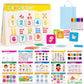 Foayex Toddler Toys For 3 4 5 Year Old Girls Boys, Toddler Books For Kids Ages 3-5, Montessori Preschool Educational Learning Toys Coloring Books With 8 Erasable Pens, Chrismas Birthday Gifts