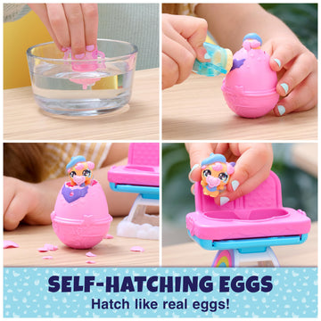Hatchimals Alive, Hungry Hatchimals Playset With Highchair Toy And 2 Mini Figures In Self-Hatching Eggs, Kids Toys For Girls And Boys Ages 3 And Up