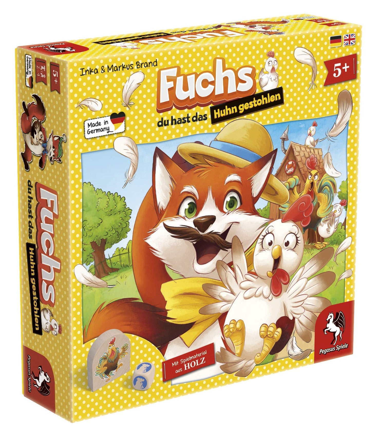 Pegasus Spiele 66015G Fuchs Du Hast Das Huhn Gestohlen Board Game