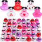 Shappy 100 Pcs Valentine'S Day Rubber Ducks 2.17 '' Valentine'S Day Ducks With Sunglasses Bath Pool Toys Party Favors Decoration