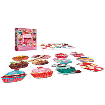 Cra-Z-Art - Roseart - Mini Shaped - Cupcakes Ii - 500 Piece Jigsaw Puzzle