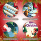 Christmas Elves Door Cover Funny Elf Christmas Hanging Banner Backdrop Photo Background Large Elf Xmas Fairy Door Decorations Gi