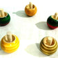 Crafts India Handcrafted channapatna Wooden Tops Toy Magic Hand Spinner top  5pcs