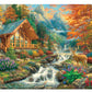 Buffalo Games Alpine Serenity 1000 Piece Jigsaw Puzzle, Large Multicolor Cardboard with Hidden Images, Model 12311