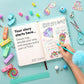 HAPPY LOLLI Mint LolliME DIY Journal Kit – 300+ Pieces, Lockable Diary, Markers, Stickers, Empowering Pages for Girls