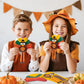 WATINC Thanksgiving Turkey Craft Kit, DIY 3D Thankful Turkey Assembly Kit for Kids Classroom, Autumn Party Favors Fall Harvest H