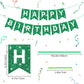 Glitter Green Happy Birthday Banner Birthday Sign For Backdrop Green Party Supplies Birthday Garland For Kids Boys Men Green Birthday Party Decorations Bunting Banner