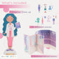 Stephen Joseph, Magnetic Dress Up Dolls, 30 Pc Magnetic Travel Play Set - Pretend Play Magnetic Dress Up Dolls, Ideal For Ages 3