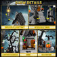 Itshwoee Night Before Christmas Haunted House Building Set, Haunted Mansion Building Toys With Light, Luminous Hangman, Spooky D