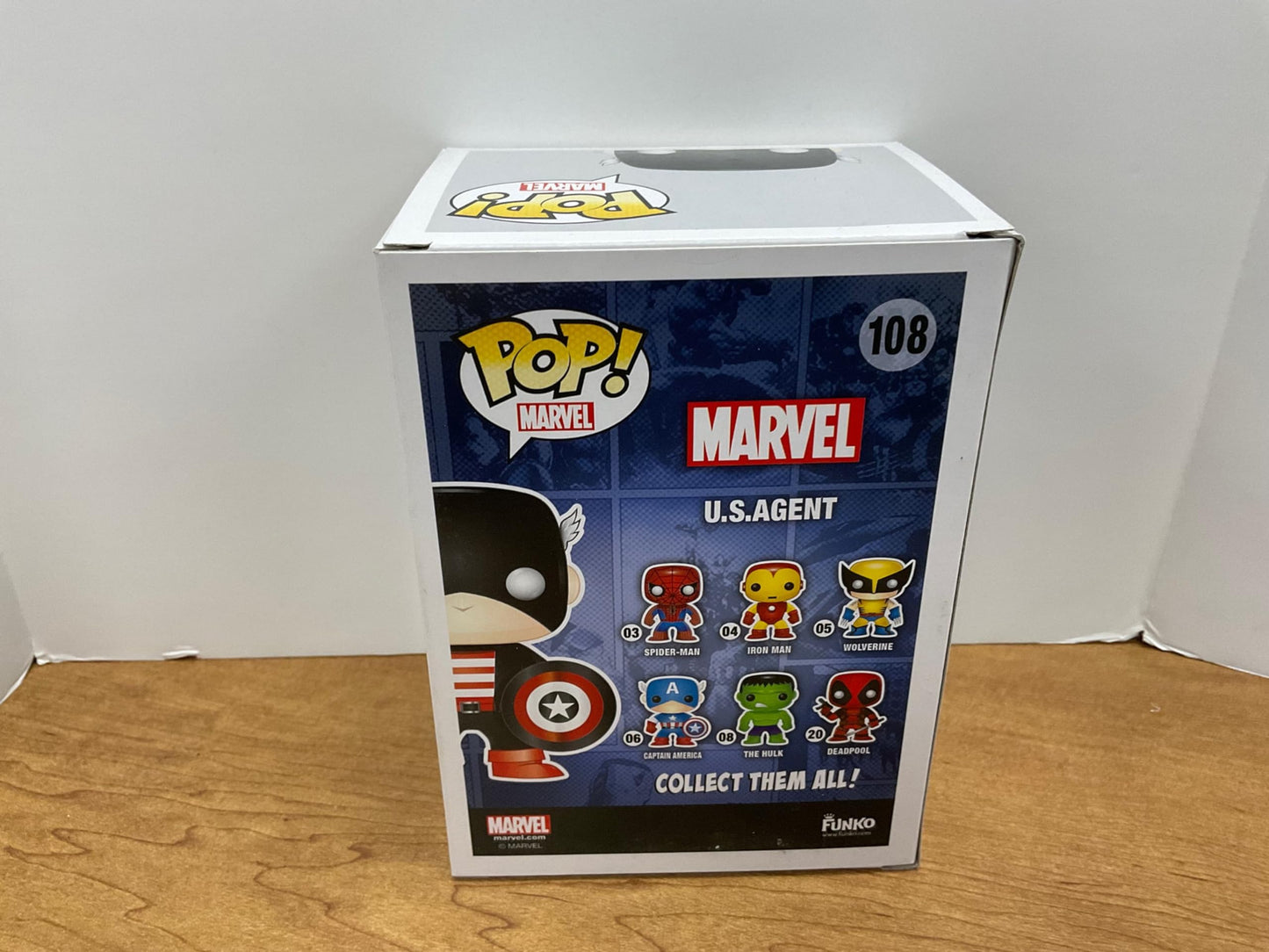 Funko Pop Marvel U.S. Agent Comikaze Exclusive Vinyl Bobblehead Figure