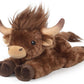 Cuckool Bull Stuffed Animals  Microwavable Stuffed Animals Adorable Fluffy Bull Plush for Warmth & Comfort  Heatable Coolable Lavender Scent Toys  Cute Soft Plushies Gift for Kids Boys Girls & mature-themeds