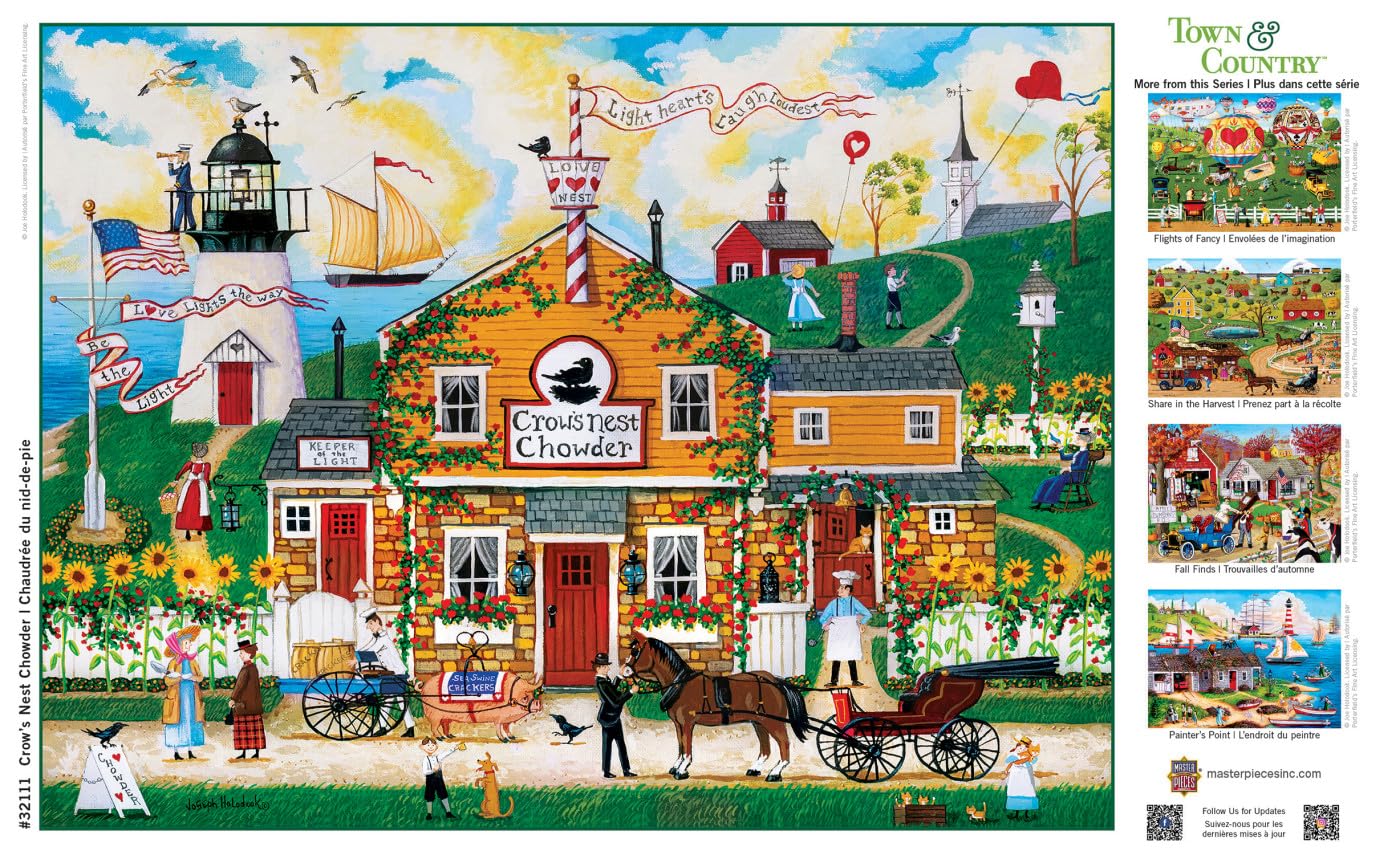Masterpieces 300 Piece Ez Grip Jigsaw Puzzle - Crow'S Nest Chowder - 18''X24''