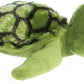 Aurora® Enchanting Dreamy Eyes™ Slide Sea Turtle Stuffed Animal - Captivating Gaze - Aesthetic Appeal - Green 10 Inches