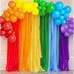 Oun Nana Crepe Paper Streamers 6 Rolls Rainbow Streamers 2.2 Inches 738 Feet, Streamers Party Supplies for Birthday, Wedding, Ba
