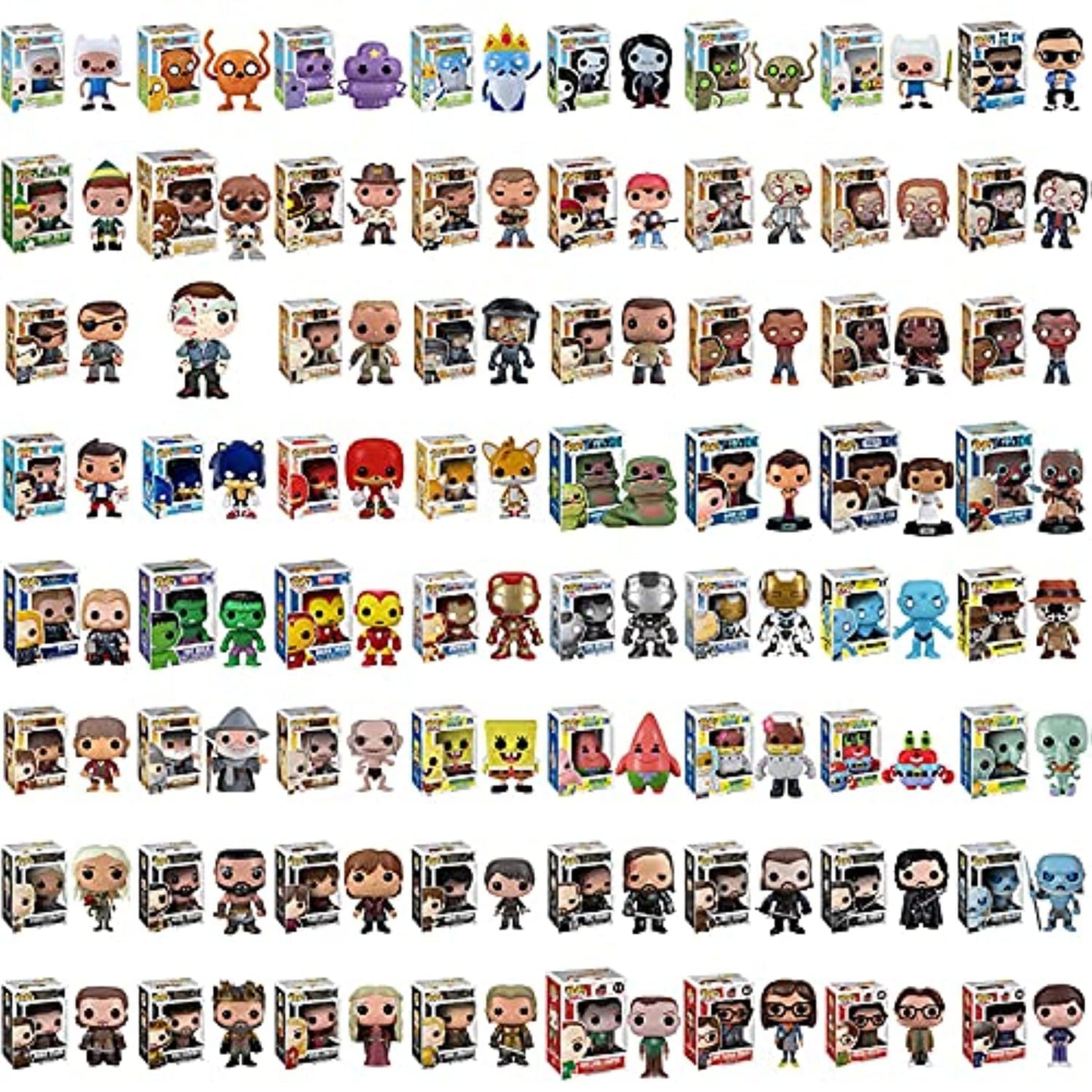 Close Up POP Funko Mystery 6 Pack - 1 Random Limited Edition Chase Vinyl Figures, Random Color, Model SG_B071KCM11J