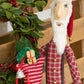 Gallerie Ii Sleepy Time Santa Claus Joe Spencer Gathered Traditions Christmas Holiday Xmas Hand Painted Soft Figure Figurine Shelf Sitter End Table Fireplace Mantle Cute Whimsical Decor Decoration