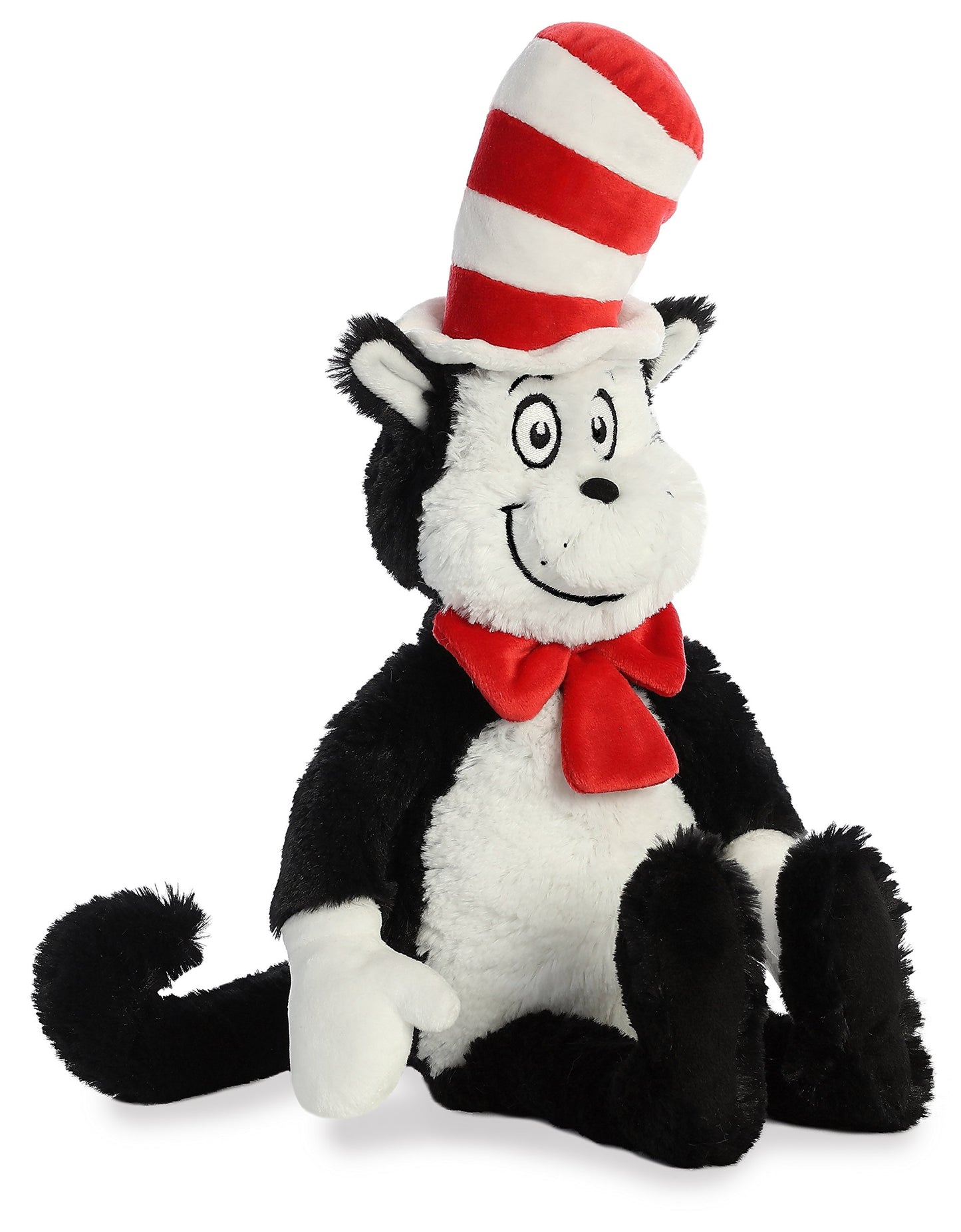 Aurora Whimsical Dr. Seuss Cat in The Hat Stuffed Animal - Magical Storytelling - Officially Licensed - Multicolor 18 Inches