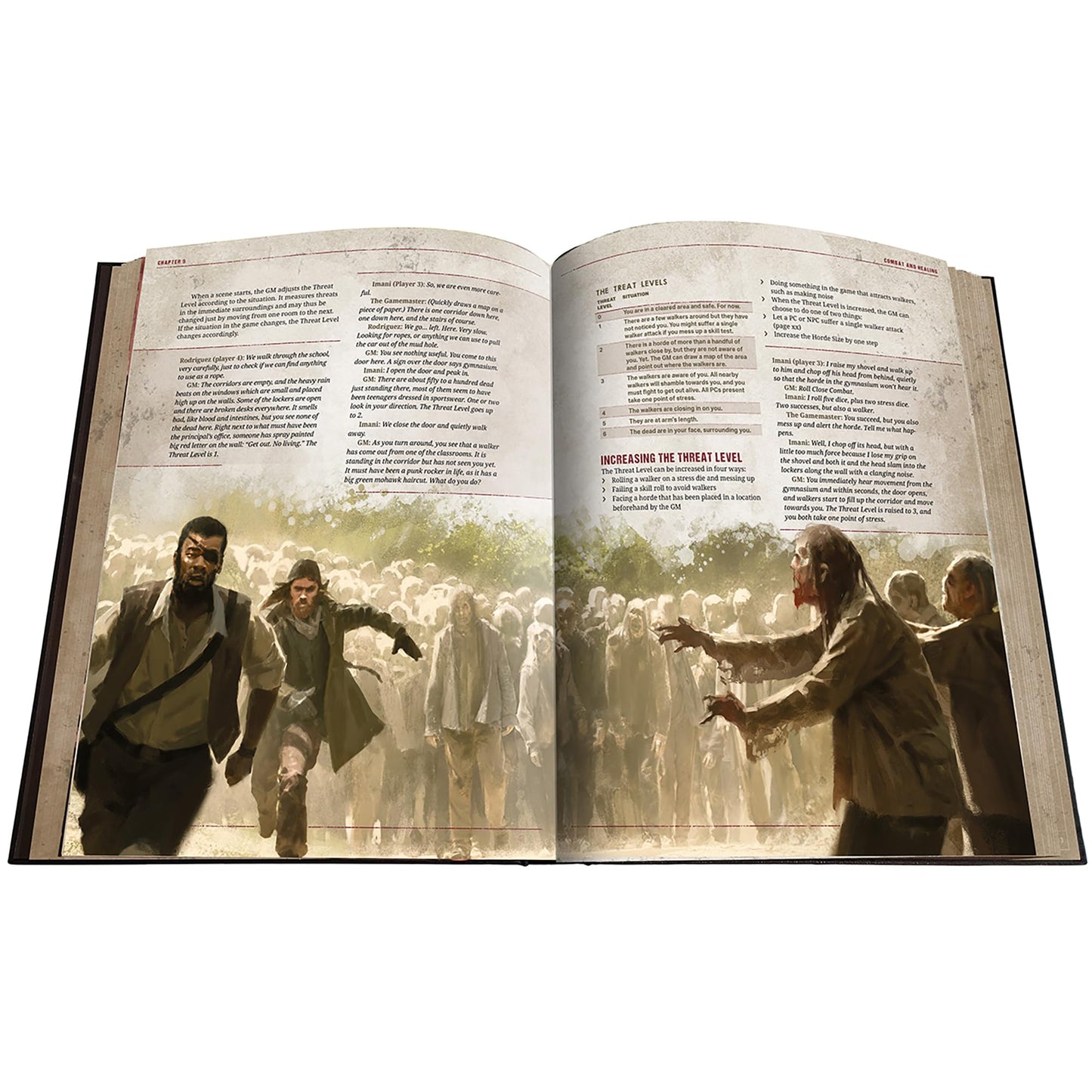 Free League Publishing The Walking Dead Universe RPG Core Rules - Hardback RPG Book, Horror Roleplaying, Free League Publishing