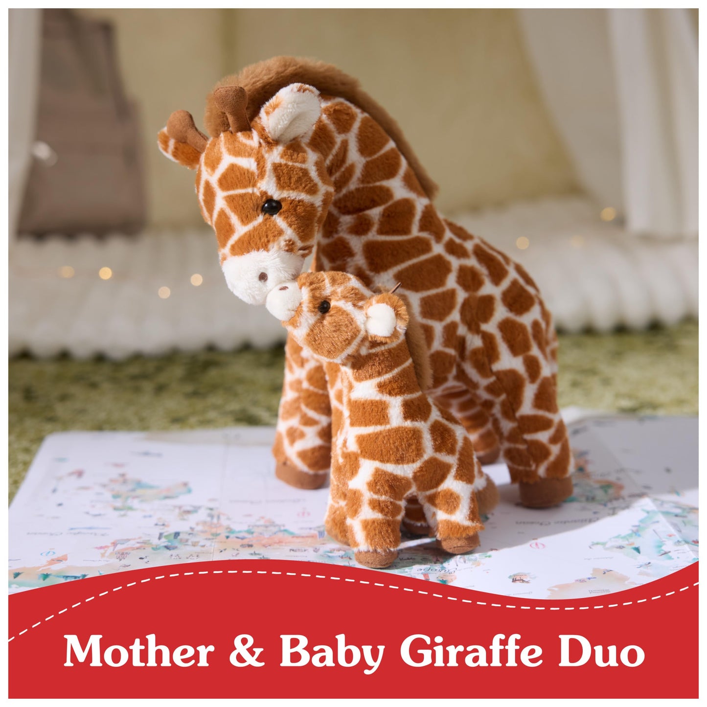 GUND Solana Giraffe Plush Stuffed Animal, 10" Brown, Premium Quality for Ages 1+