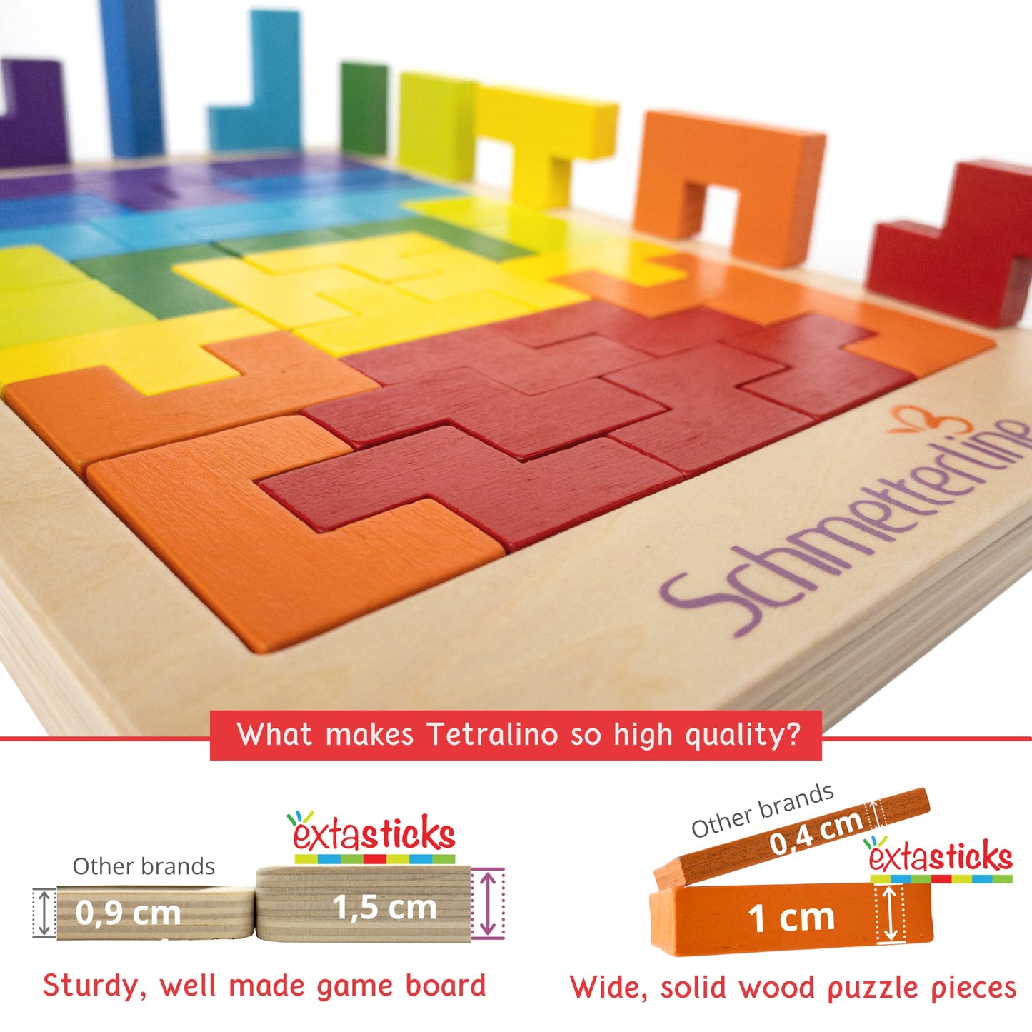 Tetralino Premium Wooden Puzzle