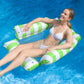 Inflatable Pool Float Chair Lounge For Adults And Kids Floating,Stripe Pattern Float Hammock For Pool Party Summer Water Fun (Gr