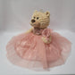 KINNEX COLLECTIONS Quinceanera Last Doll Teddy Bear 20" Rose Gold Dress Model B16632