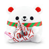 Snackles Christmas Polar Bear & Kisses 14 Inch Plush By Zuru, Ultra Soft Plush, Collectible Plush With Real Licensed Brands, Stuffed Animal, Giftable, Holiday