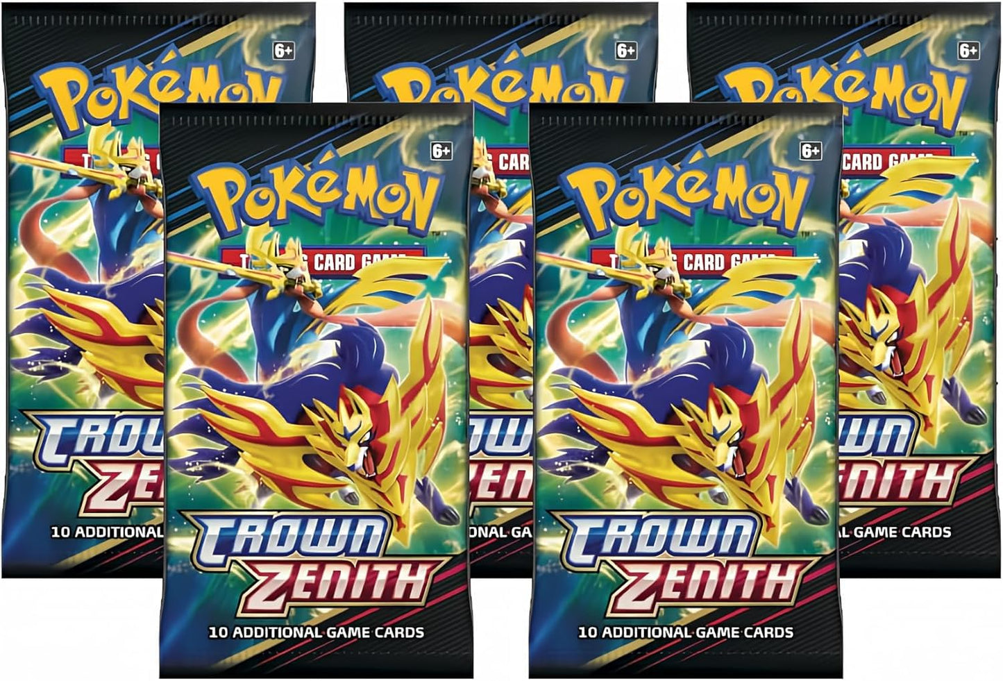 Pokemon decorative replica blade & Shield Crown Zenith | 5 Booster Packs