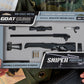 Goatguns Miniature Sniper Model Black | 1:3 Scale Die Cast Metal Build Kit…