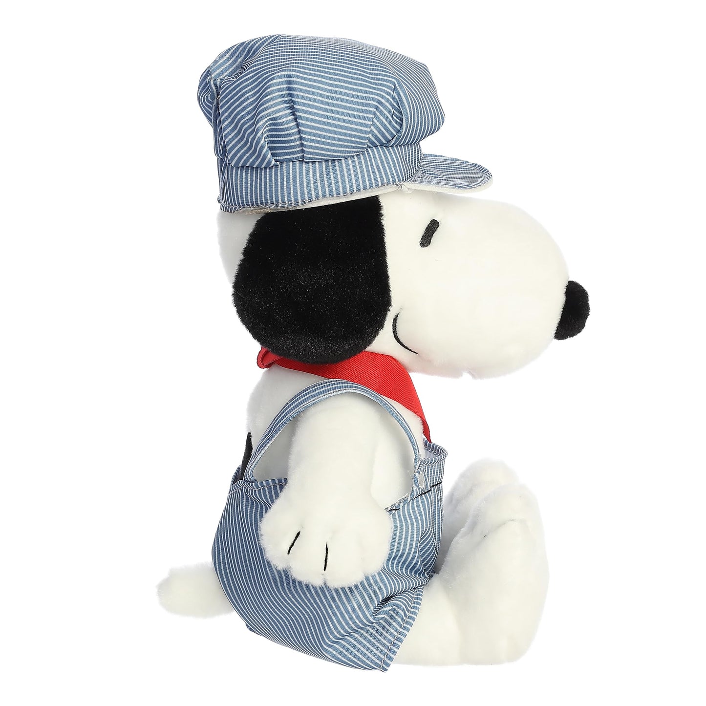 Aurora Adorable Peanuts Train Engineer Snoopy Stuffed Animal - Officially Licensed Toys For All Snoopy Fans - Nostalgic Gift For