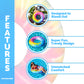 Swimline - 36.5 Inch Spiral Tie Dye Ring (90559)