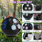 Bubble Machine Automatic Spherical Bubble Blower for Kids Rechargeable Portable LED RGB Lights with 3 Speed Levels,Blow 30000+ B