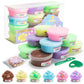 Yastant Easter Slime Kit For Girls And Boys, Safe And Fluffy Slime For Kids, Stress Relief Kids Slime Kits For Toddlers, Easter Gifts For Kids Classroom Pack Of 12