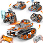 5In1 Stem Building Toys For Kids 6-14, Remote & App Controlled Mech Robots/Heavy Tanks/Tracked Racer Stem Building Kit For Kid S